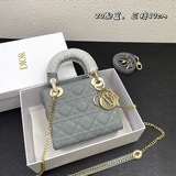 В комплекте с футляром. Трехсекционная сумка Lady Dior из ограниченной серии Dio