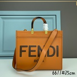 Сумка FéI TOTE «Солнечная сумка» с простым логотипом в виде букв и янтарными руч
