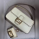 Fendi Ручной пошив из кожи Togo. Первый слой кожи, кожа Togo, масляно-восковая р