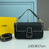 Fendi Ручной пошив из кожи Togo. Первый слой кожи, кожа Togo, масляно-восковая р