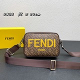 Сумка FENDI через плечо, застежка-молния. Текстурированный материал PVC, регулир