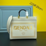 Новая сумка FENDAC E Series Sunshine среднего размера, золотой ламинированный пр