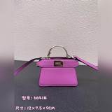Fendi PeekabooISeeU Micro Кожаная сумка-кошелек из овечьей кожи.