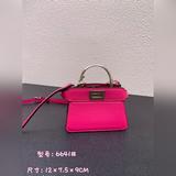 Fendi PeekabooISeeU Micro Кожаная сумка-кошелек из овечьей кожи.