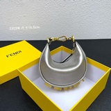 Мини-сумка Nano Fendigraphy в новом исполнении, из кожи с текстурой взорванной к