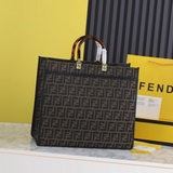 Большая сумка FéI TOTE «Солнечная сумка» с классическим двойным логотипом F на к