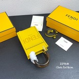 FD Sunshine мини-сумка через плечо из кожи черепахи. Очаровательная мини-сумка в