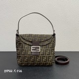Водонепроницаемый материал, подержанная сумка Fendi с двумя крышками, стильная п