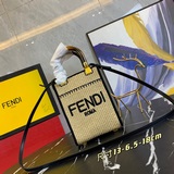 В комплекте с коробкой. F END1 Sunshine мини-сумочка через плечо из черепахового