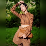 Оригинальная овечья кожа, большой размер, новейшая модель Fendi First! Сумка-кла