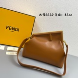 Оригинальная овечья кожа, большой размер, новейшая модель Fendi First! Сумка-пор