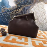 [Отправить] Fendi First. Большая сумка из кожи наппа, с фиксированной сумкой из 