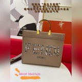 Сумка FéI TOTE «Солнечная сумка» с простым логотипом в виде букв и янтарными руч