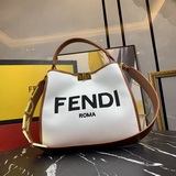 【Оригинальное высокое качество】 FENDI x-lite с мелкой кожей и металлическими дет