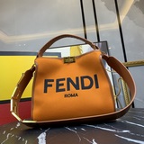 【Оригинальное высокое качество】 FENDI x-lite с мелкой кожей и металлическими дет