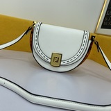 FENDI 2023 весна-лето коллекция сумок-седла. Высококачественная кожа в компактно