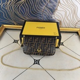 [Улыбка] [Сильный] Fendi мини-сумочка с тремя элементами и геометрическим узором
