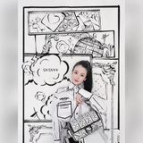 【Оригинальная кожа высокого качества】 Новый товар, отправка fendi California Sky