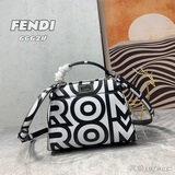 В комплекте с коробкой. Капсульная коллекция Fendi Roma. Двухцветная сумка Peeka