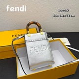 FD Sunshine мини-тоут. Изысканная мини-сумка с ручками из черепахового панциря.