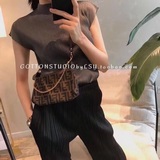Сумка Fendi с классическим принтом, подержанная. Самая модная сумка этого года, 