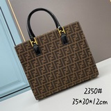 FENDI знаковая сумка TOTE с логотипом FF. Классическая сумка для повседневного и
