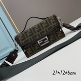 Fendi (мужская и женская модели) ретро-сумка в виде коробки с узором в стиле «ол