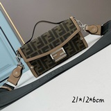 Fendi (мужская и женская модели) ретро-сумка в виде коробки с узором в стиле «ол