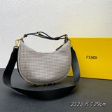 Новейшая сумка Ipraphy FENDI с узором «тысячи птиц» в форме полумесяца, представ