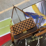 Комплект с коробкой. Сумка через плечо ICHAEL KORS с контрастным узором из двух 