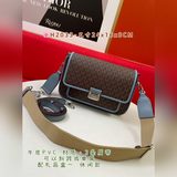 MK летняя новинка, выполнена из кожи и ПВХ, с двумя ремнями, может носить через 