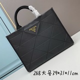 Сумка-тоут из кожи, с ручками из кожи Saffiano, высота 110 см, съемные и регулир