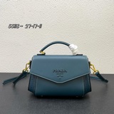 Новая модная сумка Prada с крышкой, изготовленная из кожи оленя с узором страуса