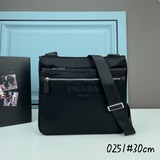 PRDA [Модель： 0251] Мужская сумка через плечо Prada, оригинальная импортная водо