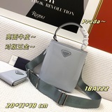 Оригинальная кожа 1BA222 Prad Double Saffiano сумка из блестящей кожи, изготовле