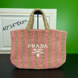Новая сумка Prad с ажурной плетеной ручкой! Лафи-тростник — полная посылка, напо