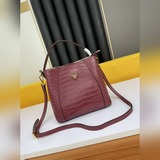 1BA253# Prada Double Saffiano кожаная сумка, изготовлена в Италии.