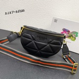 Prada Новая женская вышитая сумка на пояс. Эта сумка на пояс с ромбовидной вышив