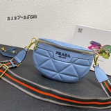 Prada Новая женская вышитая сумка на пояс. Эта сумка на пояс с ромбовидной вышив