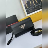 Prada сумка через плечо с клапаном, модель 2121. Новая модная женская сумка чере