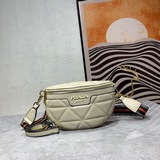 PRADA Prada Новая женская вышитая сумка на пояс. Эта сумка на пояс с ромбовидной