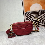 PRADA Prada Новая женская вышитая сумка на пояс. Эта сумка на пояс с ромбовидной