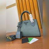 Оригинальная модель 2114# Prada, небольшая сумка с широким ремнем, которую можно