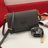 Prada сумка через плечо с клапаном, модель 2103, с двумя ремнями, модная женская
