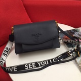 Prada сумка через плечо с клапаном, модель 2103, с двумя ремнями, модная женская