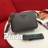 Prada сумка с клапаном и одним плечевым ремнем, модель 66136, с двумя плечевыми 