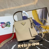 Высокое качество оригинальной кожи 1BA219 Prada Double Saffiano с крестообразным