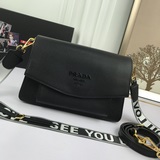 Prada сумка с клапаном и одним плечевым ремнем, модель 2103, с двумя плечевыми р