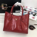 «Prada» с крокодиловым узором 8877# Оригинальная кожа с превосходной текстурой, 