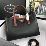 Новая сумка Prada из кожи бычка с крокодиловым узором, модель 1BA252#. Изготовле